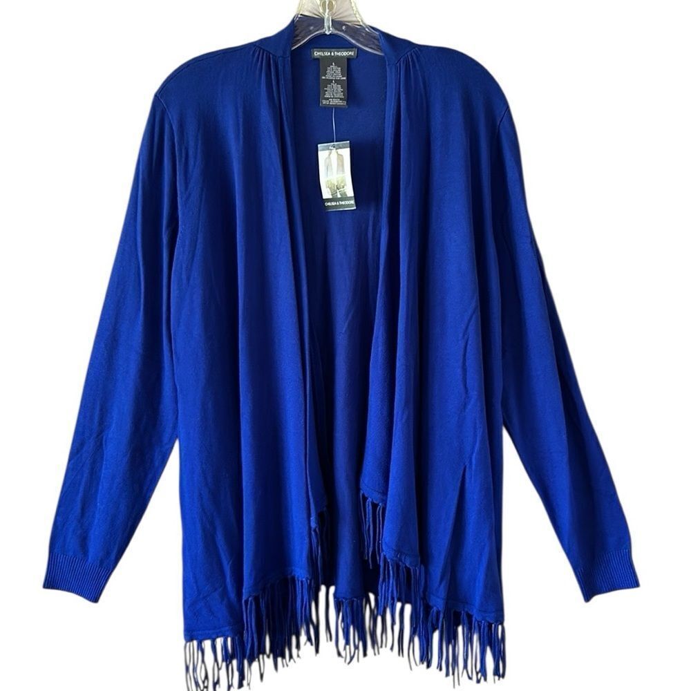 NEW Chelsea & Theodore Royal Blue Cardigan